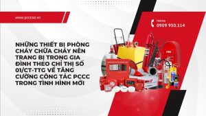 thiết bị phòng cháy chữa cháy trong hộ gia đình