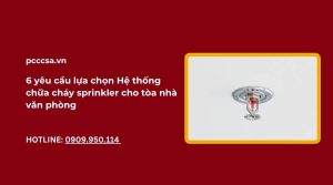 hệ thống chữa cháy sprinkler cho tòa nhà văn phòng